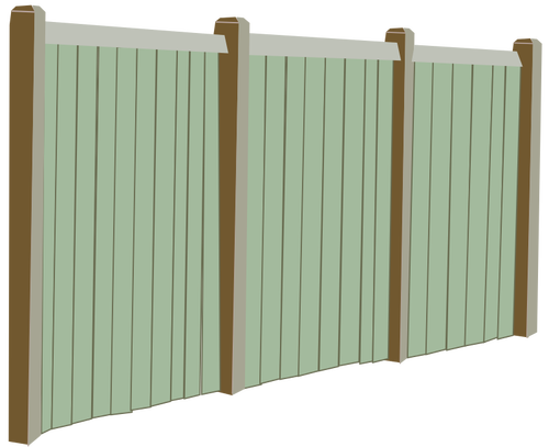 الخشب السياج
